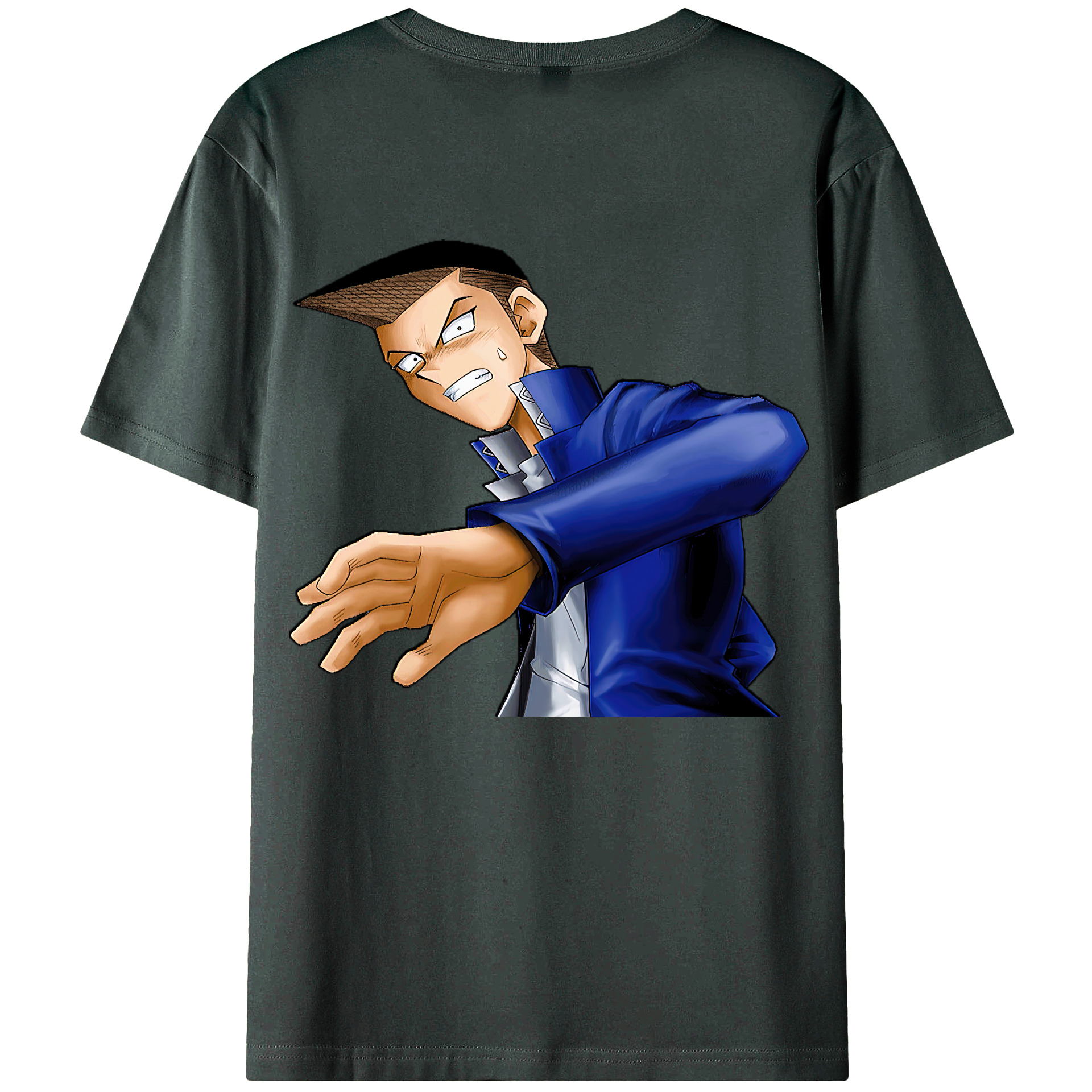 （画像用） 遊☆戯☆王 Yu-Gi-Oh! 綿100％ メンズ半袖Tシャツ（バックプリント） 通気性
